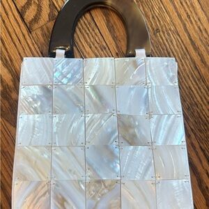 Vintage White Shell Handbag